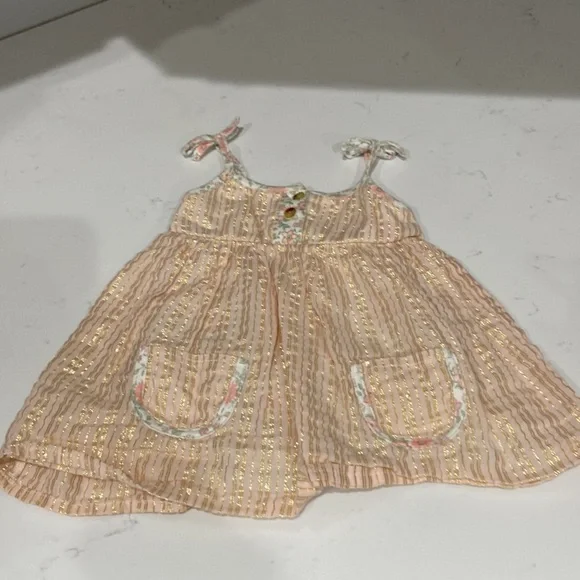 12 month gold dress Black Friday Offer - Girl Party Dresses main image 1